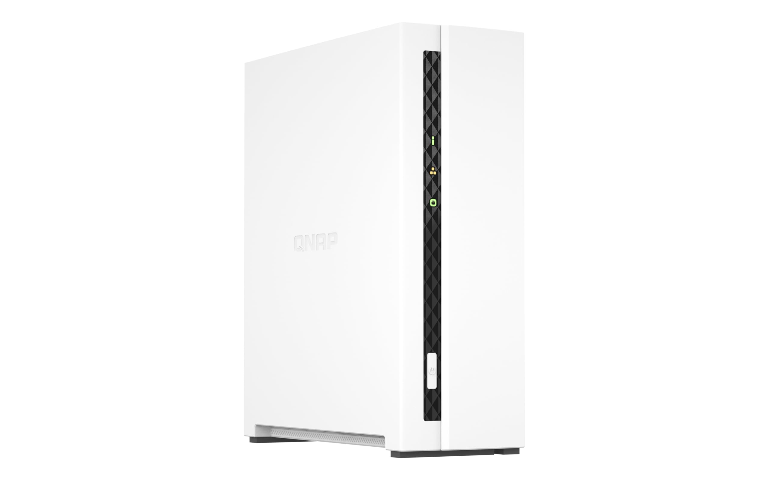 QNAP TS-133, 1-Bay NAS, ARM Cortex-A55 quad-core 1.8 GHz processor, built-in 2 GB RAM