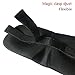 Hanie 3D Sponge Shading Sleep Mask Eyeshade Eye Shield Blinder For Travel, Rest, Shift Work, Meditation, Relieve Fatigue & Breathable, With A Free Velvet Bag, Black