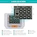Bluetooth Blood Pressure Monitor, Digital Automatic Blood Pressure Cuff Wrist, FDA Approved Large Screen 2 * 500 Memory Blood Pressure Machine, Upper Arm BP Monitor Cuff (BP-W1)