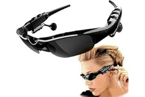 JINYI Wireless Bluetooth Headset with Sports Polarized Sunglasses Music Sunglasses Men Women Sport Sunglasses Smart Glasses Headphone Built-in Mic for Outdoor Cycling Running Driving Fishing