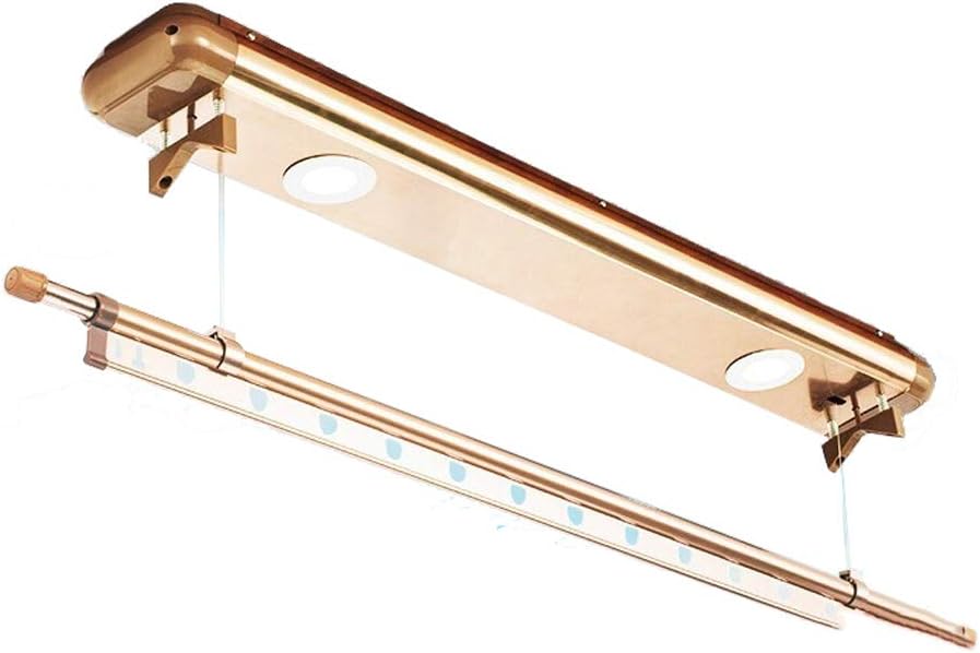 Electric drying rack Led Lighting Balcony Lifting Clothes Machine Single Rod Automatic Intelligent Remote Control Drying Rack Telescopic