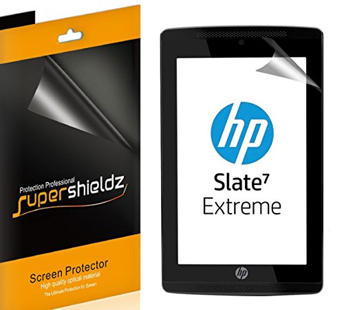 [3-Pack] Supershieldz High Definition Clear Screen Protector for HP Slate 7 Extreme + Lifetime Replacement