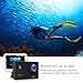 Victure Action Camera 4K WiFi Underwater Diving Camera 20MP Waterproof Sports Cam 170° Wide Angel 2 Inch LCD Display with 2 Pcs Rechargeable Batteries and Accessories Kits