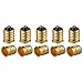 Qishare E14 to E12 Adapter Converter Lamp Adapter (Golden, 10PCS)