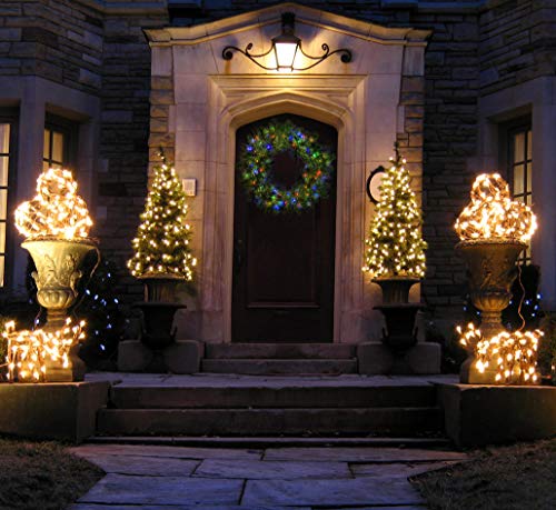 ProductWorks Brilliant Mini Multicolor 150 LED Lights with  Green Cord