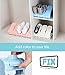 Fix Shoe Slots - Adjustable Shoe Organizer Space Saver Storage Rack Holder Double Shoe Rack, No Assembly Required (Snow White)