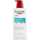 Eucerin Advanced Repair Body Lotion for Very Dry Skin, Unscented Lotion Formulated with Ceramides, 16.9 Fl Oz Bottle