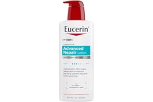 Eucerin Advanced Repair Body Lotion for Very Dry Skin, Unscented Lotion Formulated with Ceramides, 16.9 Fl Oz Bottle