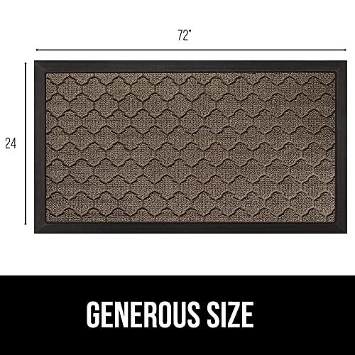 Gorilla Grip AllSeason WeatherMax Doormat, 72x24 Runner, Durable