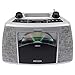 Jensen CD-565SL Black/Silver Sport Handle CD Bluetooth Boombox Portable Bluetooth Music System with CD Player +CD-R/RW & FM Radio with Aux-in & Headphone Jack Line-inthumb 2