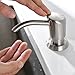 Soap Dispenser for Kitchen Sink, Avola Brushed Nickel Soap Dispenser, Best Plastic Built in Pump Kitchen Sink Dish Soap Dispenser