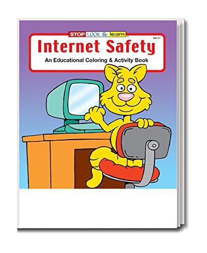 Internet Safety Kid's Coloring & Activity Book in Bulk (25-pack)