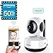 FREDI Wireless 1080P Ip Baby Camera WiFi Home Security Surveillance Camera for Baby/Elder/ Pet/Nanny Monitor, Pan/Tilt, Two-Way Audio & Night Vision