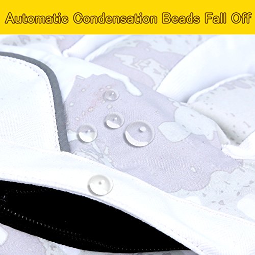 Snow Gloves Outdoor Ski Gloves Unisex Mittens Winter Thick Work Gloves Waterproof Insulated Gauntlet for Cycling, Working, Skiing, Snowboarding, Sledding, Shoveling and Snowballs (Camo)
