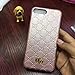 iPhone7/8 Plus --US Fast Deliver Guarantee FBA-- Luxury PU Leather Style Case Cover for Apple iPhone 7 Plus iPhone 8 Plus Only (Pink Monogram)