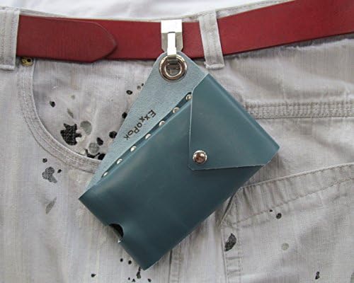 Genuine Leather Cell Phone Holster with Belt Clip for iphone X, Samsung Galaxy S5, S6, Motorola Moto G (3rd generation), Motorola Droid Turbo, LG G3, G4, LG Nexus 5X, HTC One M9, and similar
