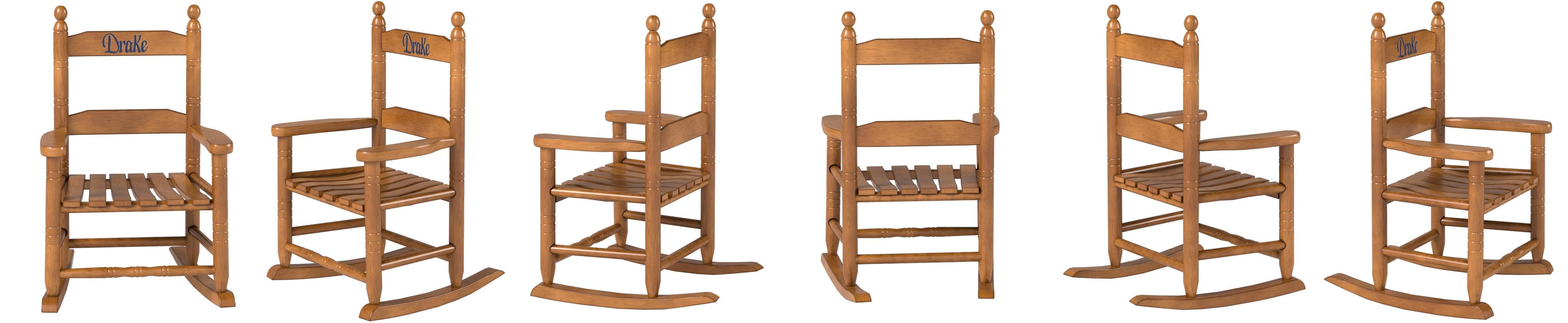 childs rocking chair with name