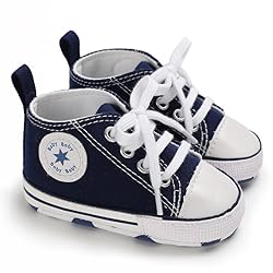 KKIIDDSS Unisex Baby Girls Boys Canvas High-top