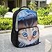 Datomarry Funny Cat Printed Personalized Denim Book Bag Casual Backpack Daypack for School