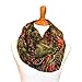 Scarf_tradinginc® Floral Butterfly Bird Dragonfly Light Weight X-large Infinity Scarf (Bohemian Green)