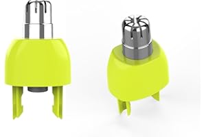 AGVITTO 2PCS Nose Hair Trimmer Replacement Blades Heads, Ear Hair Trimmer,Compatible with QP2834 QP2724 QP2520 QP6531
