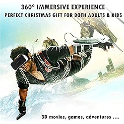 3D Headset VR Glasses 360°Movie Game Viewer