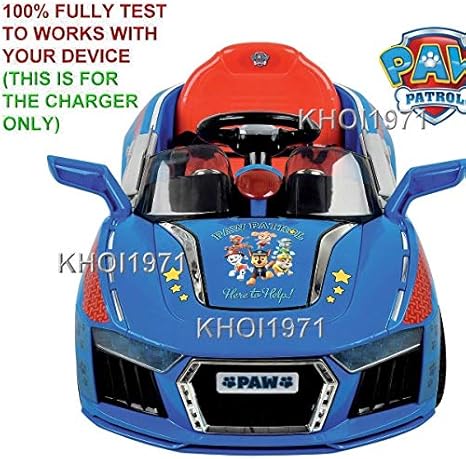 paw patrol electric car charger