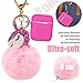 10 in 1 Apple Airpods Case Cover Accessories Kits – Protective Silicone Case Cover, Anti-Lost Carabiner, Strap, Cute Pom Poms Unicorn Keychain, Wireless Earbuds Hooks, Storage Box, Lens Cloth (Rosy)thumb 3