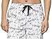 Leisureland Women's Cotton Pajama Flannel Sleep Pants Music Notes