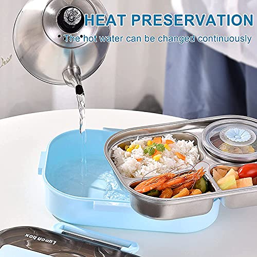 Bento Boxes for Student, Thermal Insulation Bento lunch box Tableware Set,Lunch Containers for