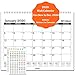 Large Wall Calendar 2020 (Black) 15x12 Hanging Wall Calendar, Use to December 2020, with Stickers for Monthly Wall 2020 Calendar