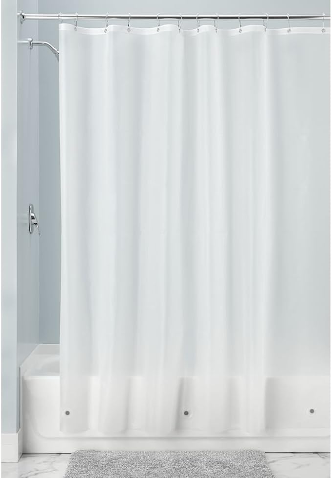 InterDesign 12471 PVCFree Peva 10 Gauge HeavyDuty Shower Curtain