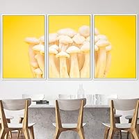 3 Piece Framed Canvas Wall Art Colorful Vegetables Canvas Prints Home Artwork Decoration for Living Room,Bedroom - 16