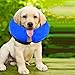 E-KOMG Protective Inflatable Collar for Dogs，Pet Recovery Collar,Cone for Cat After Surgery,Does Not Block Vision E-Collar (Medium)