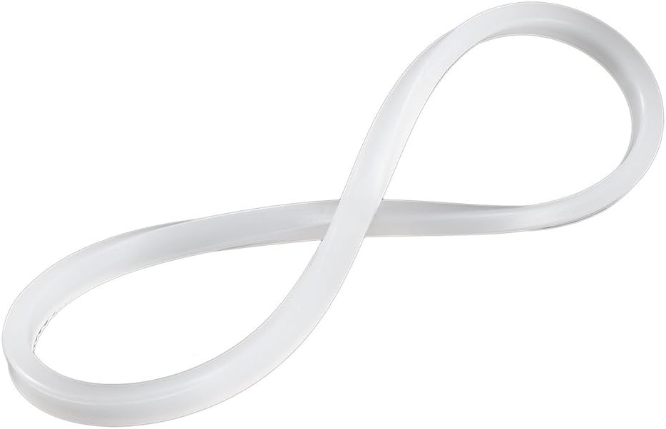 600W Silicone Rubber O Shaped Design Replacement Gaskets Seal Ring Parts for Nutri-bullet Blender Juicer Mixer - White