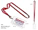 Durably Woven Lanyards & Vertical ID Badge Holders ~Premium Quality, Waterproof & Dustproof ~ for Moms, Teachers, Tours, Events, Businesses, Cruises & More (10 Pack, Mixed Bright) by Stationery King