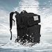 Z ZTDM 40L 3-Day Weekend Pack, Tactical Backpack with MOLLE Webbing, USA Flag Patch, Heavy Duty Rucksack, for Outdoor Hunting Camping Trekking Fishing Travel Trip (40L Black)