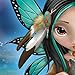 The Hamilton Collection Moonheart, The Spirit of Strength Wolf and Fairy Fantasy Art Figurine
