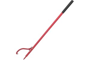 60 Inch Log Splitter Accessories, Heavy Duty Peavey Logger Tool with Adjustable Hook & Comfort Grip, for Effortlessly Moving 