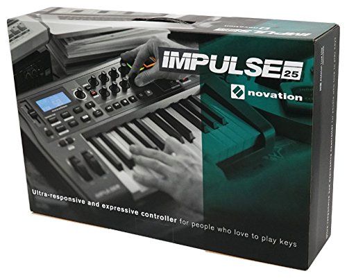 Novation IMPULSE 25 Ableton Live 25-Key MIDI USB Keyboard Controller + Speaker
