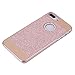 iPhone 7 Plus Case, Moleboxes iPhone 7 Plus Shinning Protective Hybrid Bumper Crystal Rhinestone Sparkle Bling Glitter Hard Diamond Case Cover Shell for 5.5 inches Apple iPhone 7 Plus (Rose Gold)