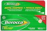 Berocca Effervescent Tablets, Mixed Berry, 10 Count