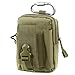 Unigear Compact Multipurpose Tactical Molle EDC Utility Gadget Pouch Tools Waist Bag with Holster Holder, 1000D(Oliver Green)