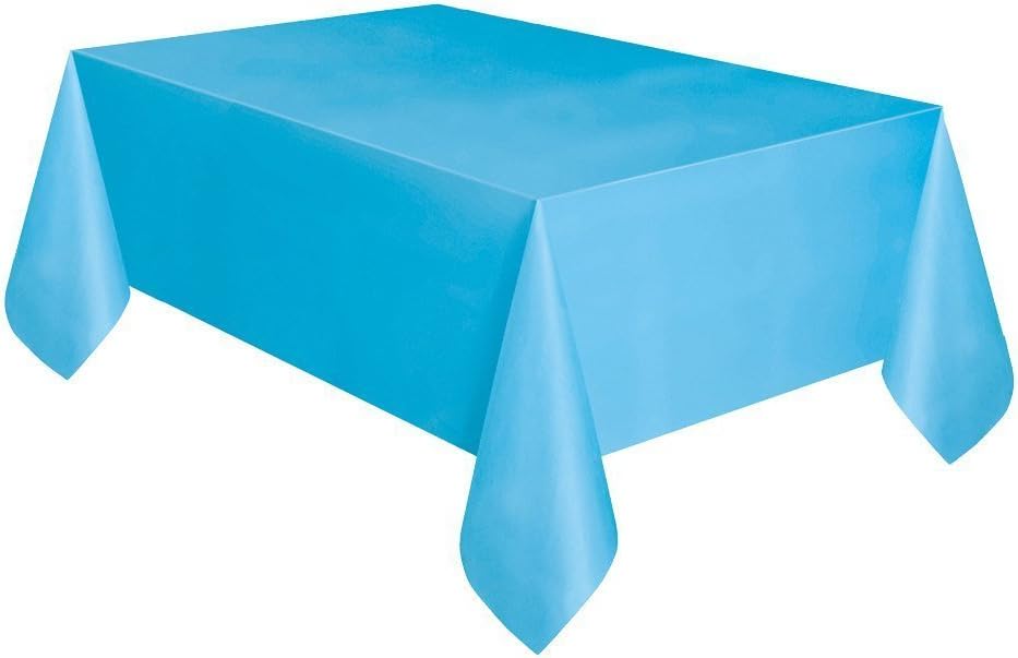 Balloonistics Table Cover for Birthday, Anniversary Decoration (Light Blue, 4. 5-6 Ft)