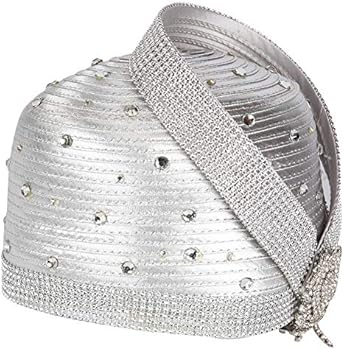 church hats with rhinestones