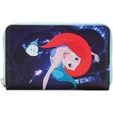 Loungefly Disney The Little Mermaid Princess Scenes Series Zip Around Wallet