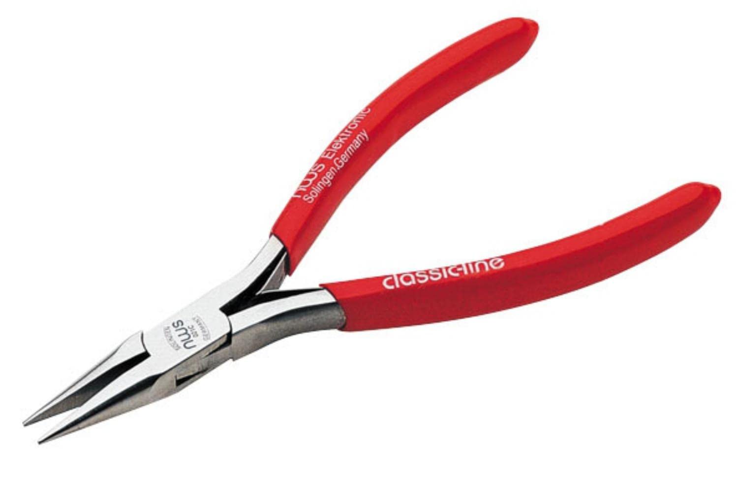 NWS 021G-72-115 - Alicate electrónica semiredonda Boca curva (115 mm)