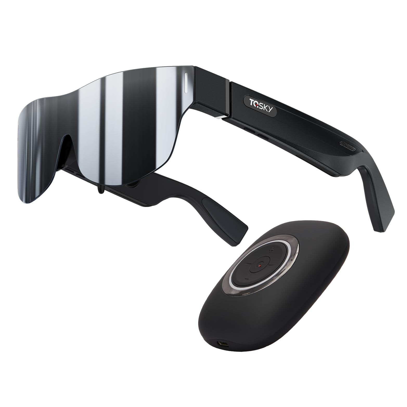 TQSKY T1 AR Glasses with T-Box, Portable Massive 1080P Screen, Built-in 150