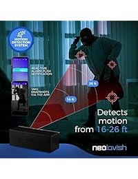 Cámara oculta con reloj - Cámara espía inalámbrica para el hogar - Cámara de seguridad para niñeras con HD 1080p - Visión nocturna - Altavoz - Detección de movimiento - WiFi - Ángulo de visión 140 - Batería de 3000 mA - 8 luces LED infrarrojas