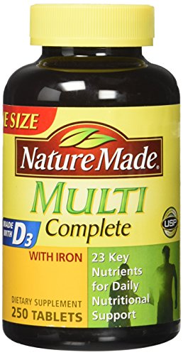 Nature made multi complete vitamin & mineral tabs 2…